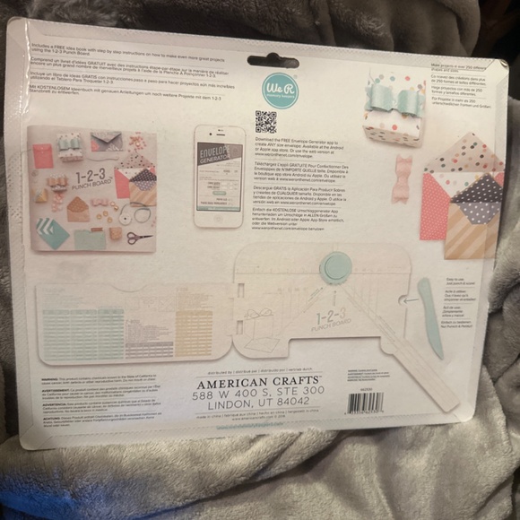 We R Memory Keepers mini Alphabet & 1-2-3 Punch Board - Picture 4 of 5